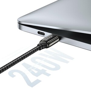 کابل شارژ USB-C به USB-C یوسمز مدل SJ581 طول 2 متر توان 240 وات