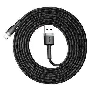 کابل شارژ USB به لایتنینگ بیسوس مدل Cafule CALKLF-CG1 طول 2 متر توان 1.5 آمپر