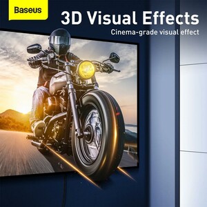 کابل HDMI بیسوس مدل CAKGQ-J01 نسخه 2.1 کیفیت 8K طول 1 متر