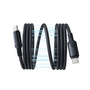 کابل شارژ USB-C به USB-C بیسوس مدل PicoGo P10376800121-00 طول 1 متر توان 240 وات