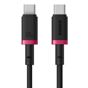 کابل شارژ USB-C به USB-C بیسوس مدل Dura P10377803U01-01 طول 1 متر توان 100 وات