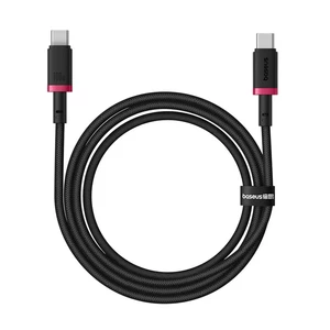 کابل شارژ USB-C به USB-C بیسوس مدل Dura P10377803U01-02 طول 2 متر توان 100 وات