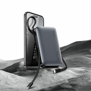 پاوربانک یوسمز مدل CD228 ظرفیت 10000 توان 20 وات با کابل متصل