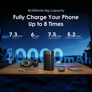 پاوربانک اورایمو مدل OPB-7400Q ظرفیت 40000 میلی آمپر توان 22.5 وات