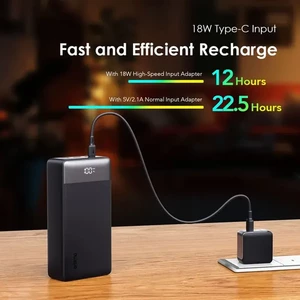 پاوربانک اورایمو مدل OPB-7400Q ظرفیت 40000 میلی آمپر توان 22.5 وات