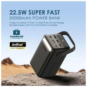 پاوربانک اورایمو مدل OPB-P500QN ظرفیت 50000 میلی آمپر توان 22.5 وات