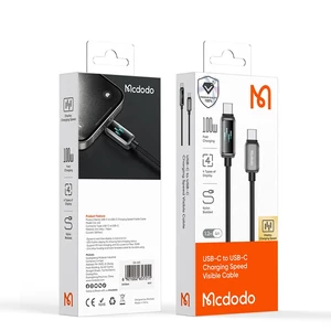 کابل شارژ USB-C به USB-C مک دودو مدل CA-425 طول 1.2 متر توان 100 وات