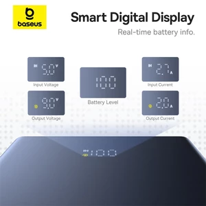 پاوربانک بیسوس مدل PicoGo PPPG-1W20 ظرفیت 10000 میلی آمپر توان 20 وات