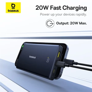 پاوربانک بیسوس مدل PicoGo PPPG-1W20 ظرفیت 10000 میلی آمپر توان 20 وات