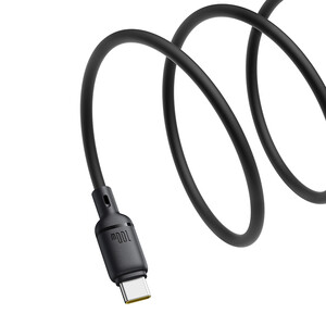 کابل شارژ USB-C به USB-C بیسوس مدل Silky P10377704113-01 طول 2 متر توان 100 وات