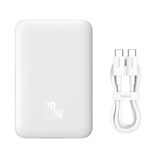 پاوربانک مگنتی بیسوس مدل Magnetic Mini Air PPCXM06A ظرفیت 6000 توان 20 وات