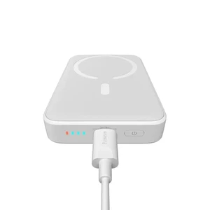 پاوربانک مگنتی بیسوس مدل Magnetic Mini Air PPCXM06A ظرفیت 6000 توان 20 وات