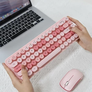 کیبورد و ماوس بی سیم مافی مدل I Bean Colorful