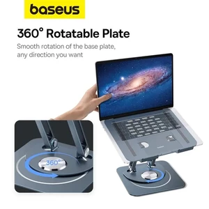 پایه نگهدارنده لپ تاپ تاشو بیسوس مدل UltraStable Pro