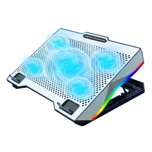پایه نگهدارنده گیمینگ لپ تاپ کول کلد مدل S605 با 5 فن