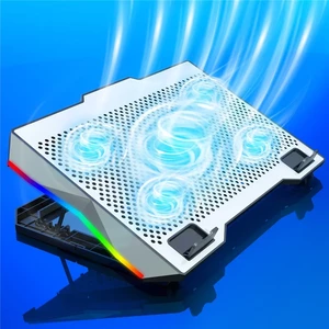 پایه نگهدارنده گیمینگ لپ تاپ کول کلد مدل S605 با 5 فن