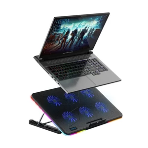 پایه نگهدارنده گیمینگ لپ تاپ کول کلد مدل F5  با 6 فن