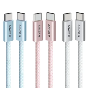 کابل شارژ USB-C به USB-C انکر Zolo مدل A8060 طول 1.8 متر توان 240 وات