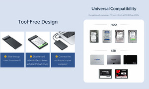 قاب اکسترنال هارد 2.5 اینچی USB 3.0 اوریکو مدل 2521U3