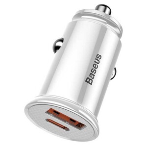 شارژر فندکی دو پورت بیسوس مدل BS-C16C1 توان 30 وات