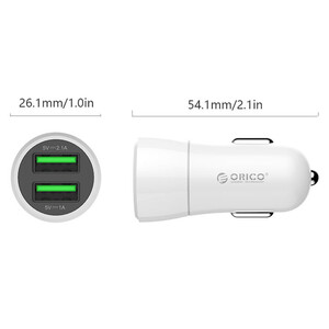 شارژر-فندکی-کوچک-2-پورت-ORICO-UPQ-2U