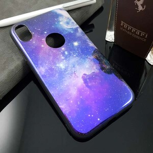 قاب طرح کهکشان مناسب برای موبایل آیفون XS Max