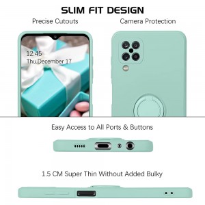قاب سیلیکونی رینگ دار با بند سامسونگ A42 5G