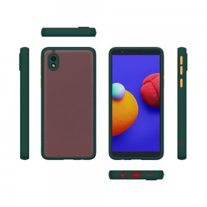 قاب پشت مات محافظ لنزدار سامسونگ A01 Core