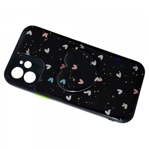 قاب رزینی با پاپ سوکت قلبی آیفون iPhone 11