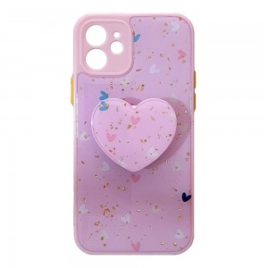 قاب رزینی با پاپ سوکت قلبی آیفون iPhone 11
