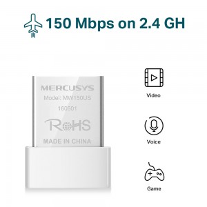 کارت شبکه بی‌سیم مرکوسیس مدل Mercusys MW150US