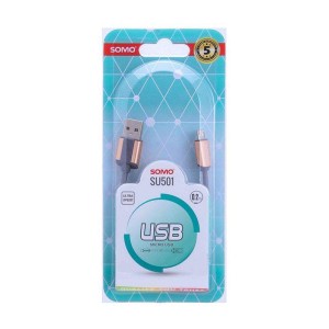 کابل شارژ USB به Micro USB سومو مدل SU502 طول 1.2 متر