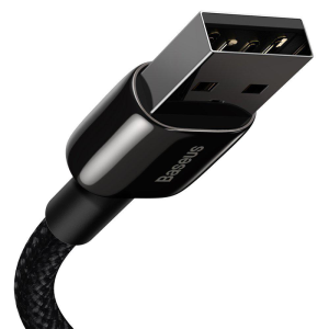 کابل شارژ USB به لایتنینگ بیسوس مدل Tungsten CALWJ-01 طول 1 متر توان 2.4 آمپر