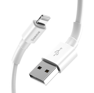کابل شارژ USB به لایتنینگ بیسوس مدل Superior CATYS-A02 طول 1 متر توان 2.4 آمپر