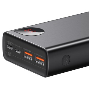 پاوربانک باسئوس مدل Adaman Metal Digital Display PPIMDA-D01 ظرفیت 20000 میلی آمپر