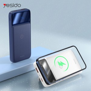 پاوربانک وایرلس MagSafe یسیدو YESIDO YP27 ظرفیت 10000 میلی آمپر ساعت