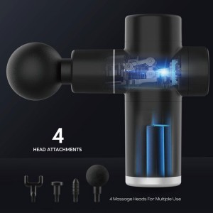 ماساژور شارژی تفنگی گرین لیون Green Lion Contento Massage Gun مدل GNFG2500MBL