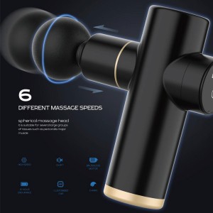 ماساژور شارژی تفنگی گرین لیون Green Lion Contento Massage Gun مدل GNFG2500MBL