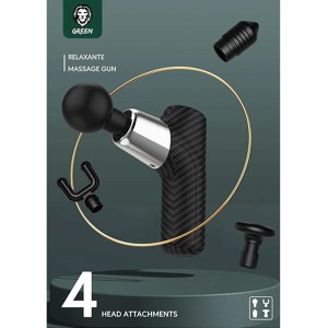 ماساژور شارژی تفنگی گرین لیون Green Lion Relaxante Massage Gun مدل GNFG2500BK