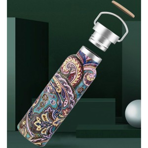 فلاسک و قمقمه و کلمن گرین لاین Green Lion Pattern Bottle 600ml