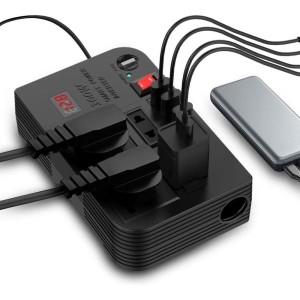 اینورتر فندکی ماشین گرین لاین Green Lion Spark 3 Power Inverter 300W
