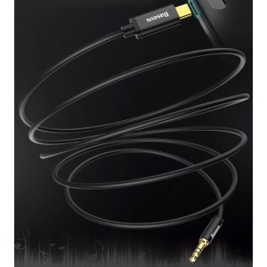 کابل تبدیل تایپ سی به AUX بیسوس CAM01-M01 طول 1.2 متر