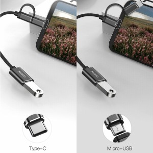 مبدل 3.0 USB به OTG microUSB/USB-C یسیدو Yesido GS02