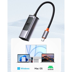 هاب تایپ سی 2 پورت مک دودو Mcdodo HU-1130 2 in 1 Type-C Docking Station
