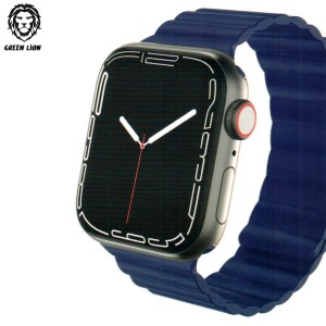 بند اپل واچ گرین لیون 44/45 میلی متر Green Lion Silicone + Magnets Watch Band