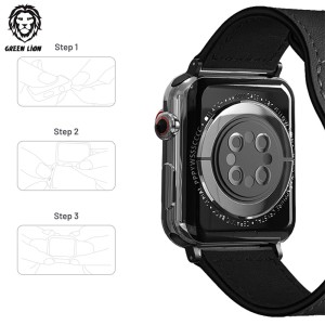 بند چرمی اپل واچ پرودو 44/45 میلی متر Porodo Leather Loop Watch Band
