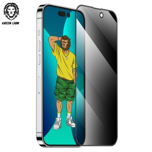 گلس لبه سیلیکون پرایوسی گرین لاین Silicone Plus Privacy آیفون iPhone 14 Pro
