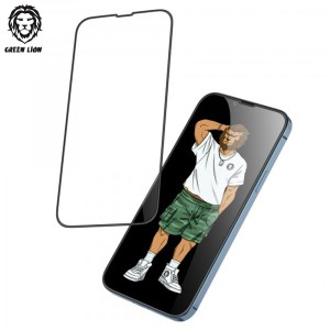 گلس شفاف لبه سیلیکونی گرین لاین 3D Silicone Plus آیفون iPhone 14 Pro Max