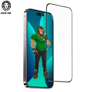 گلس شفاف گرین لاین 3D HD-PET آیفون iPhone 14