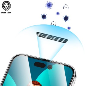 گلس توری دار شفاف گرین لیون 3D Desert آیفون iPhone 13 Pro Max